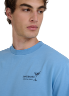 Sandbanks Coastal Spirit T-Shirt - Dusty Blue