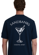 Sandbanks Coastal Spirit T-Shirt - Navy