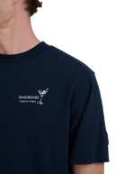 Sandbanks Coastal Spirit T-Shirt - Navy
