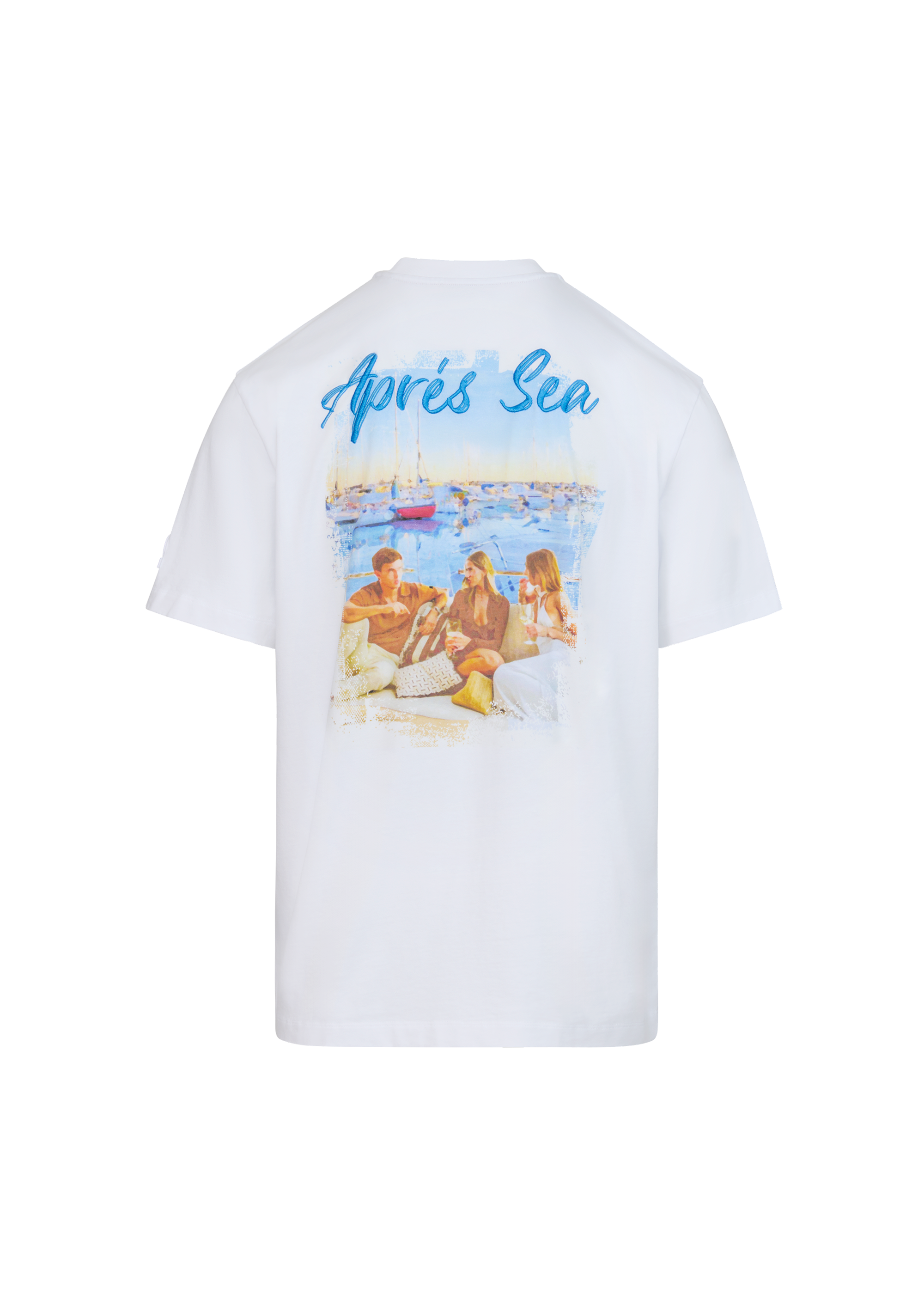 THE９SHOP Beach＆Town＆Poolside shirts Apres Sea T-Shirt in White | Sandbanks