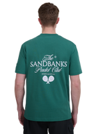 Sandbanks Padel Club T-Shirt - Fern Green