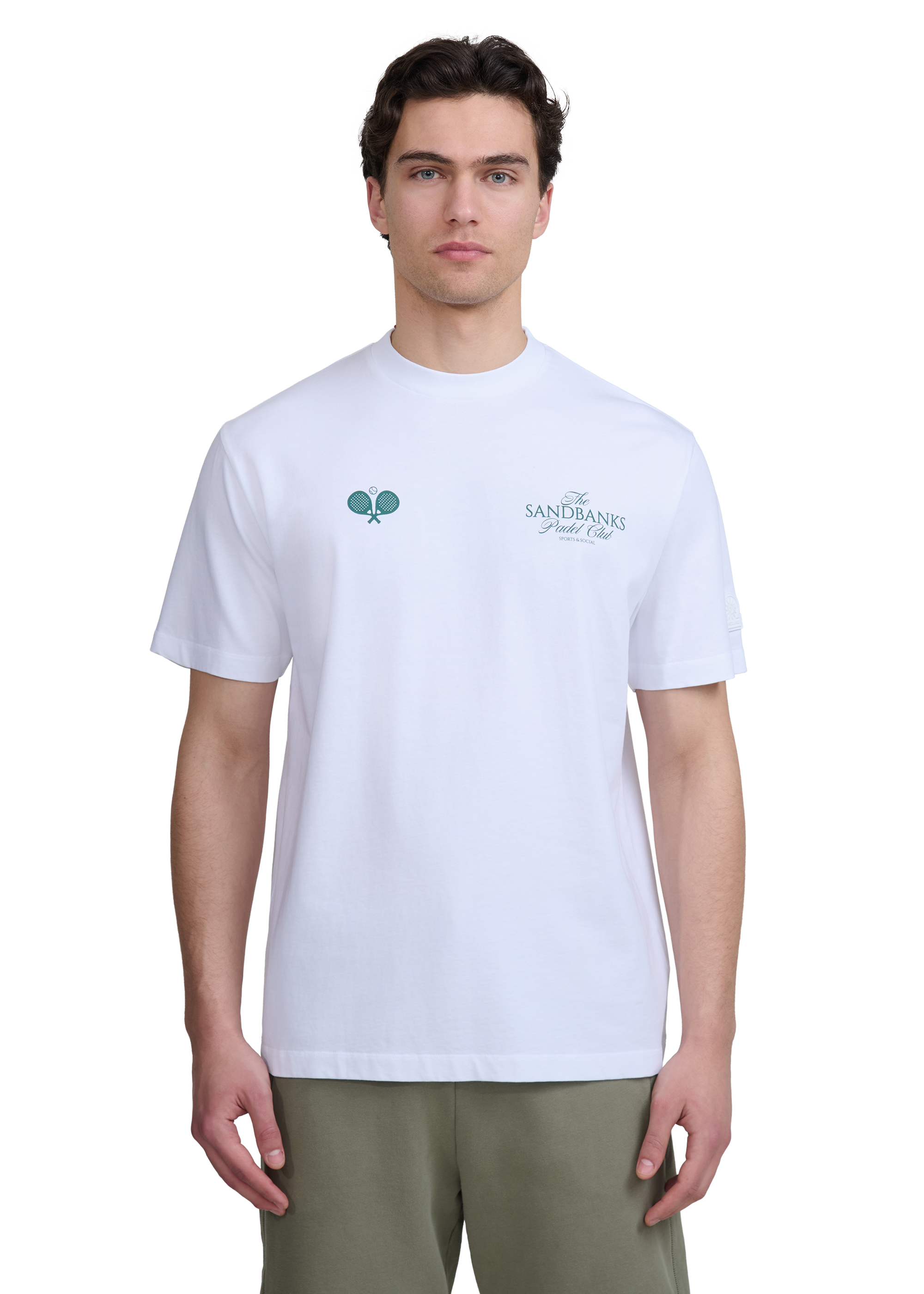 Sandbanks Padel Club T-Shirt - White