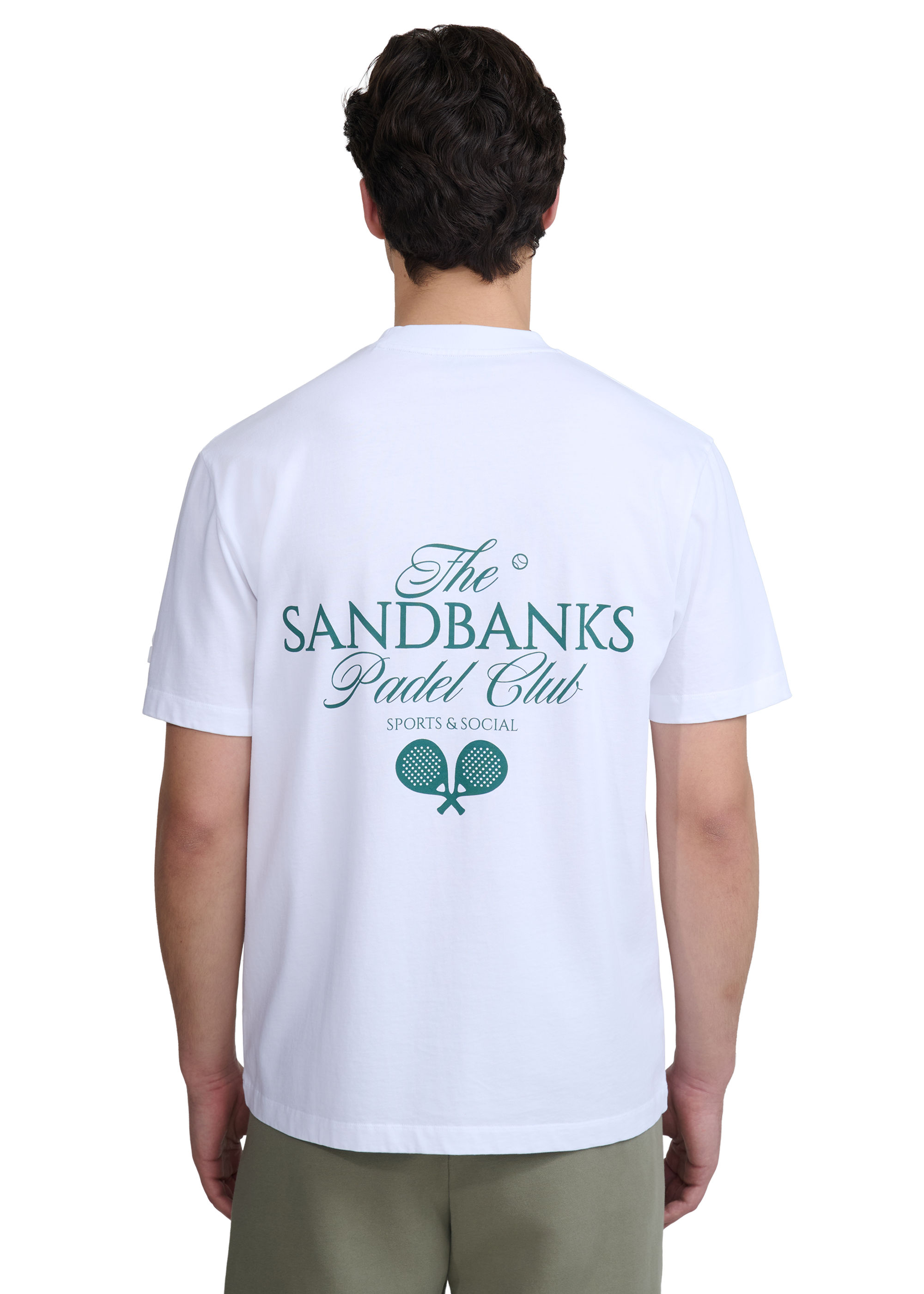 Sandbanks Padel Club T-Shirt - White