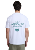 Sandbanks Padel Club T-Shirt - White