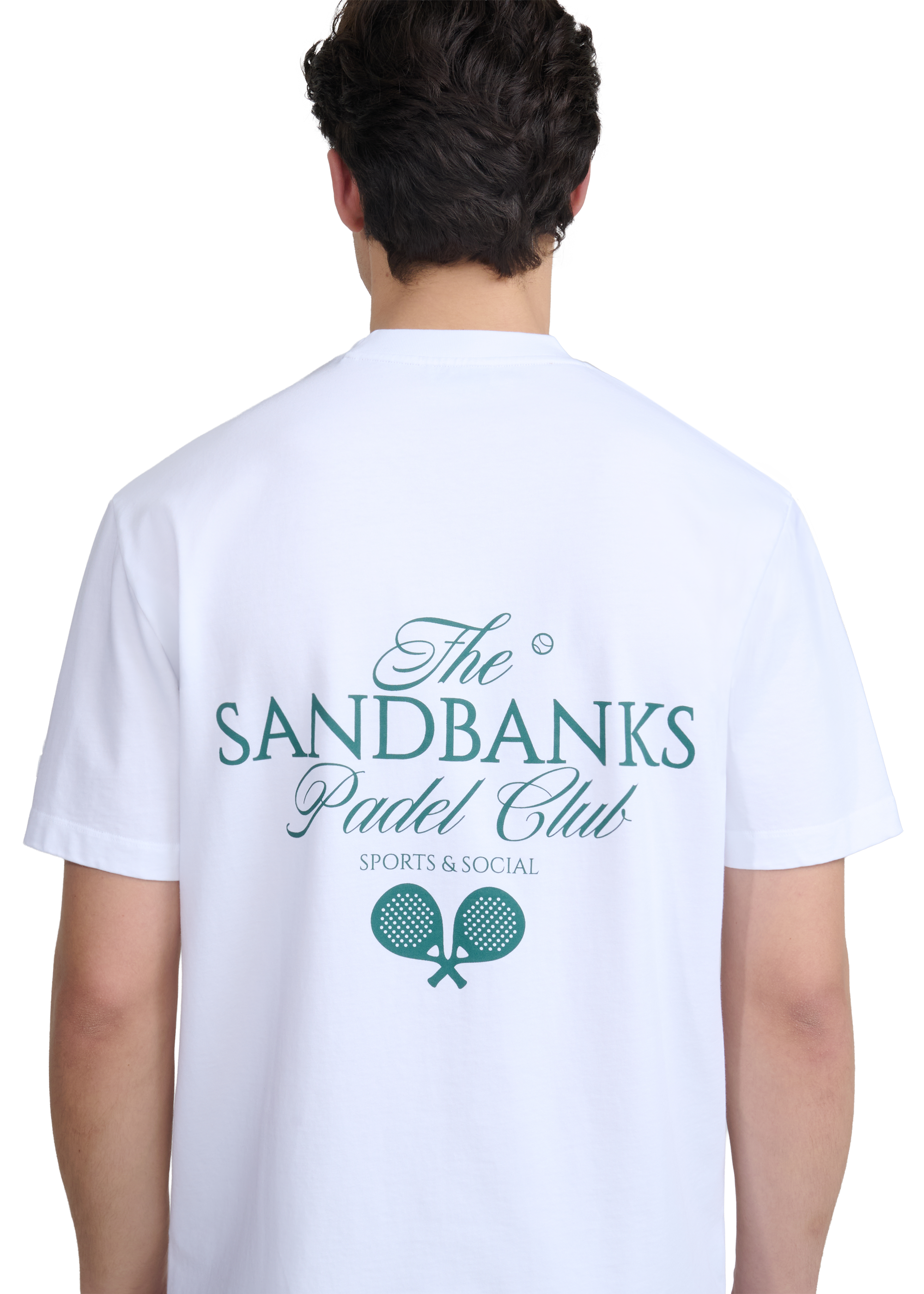 Sandbanks Padel Club T-Shirt - White