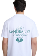 Sandbanks Padel Club T-Shirt - White