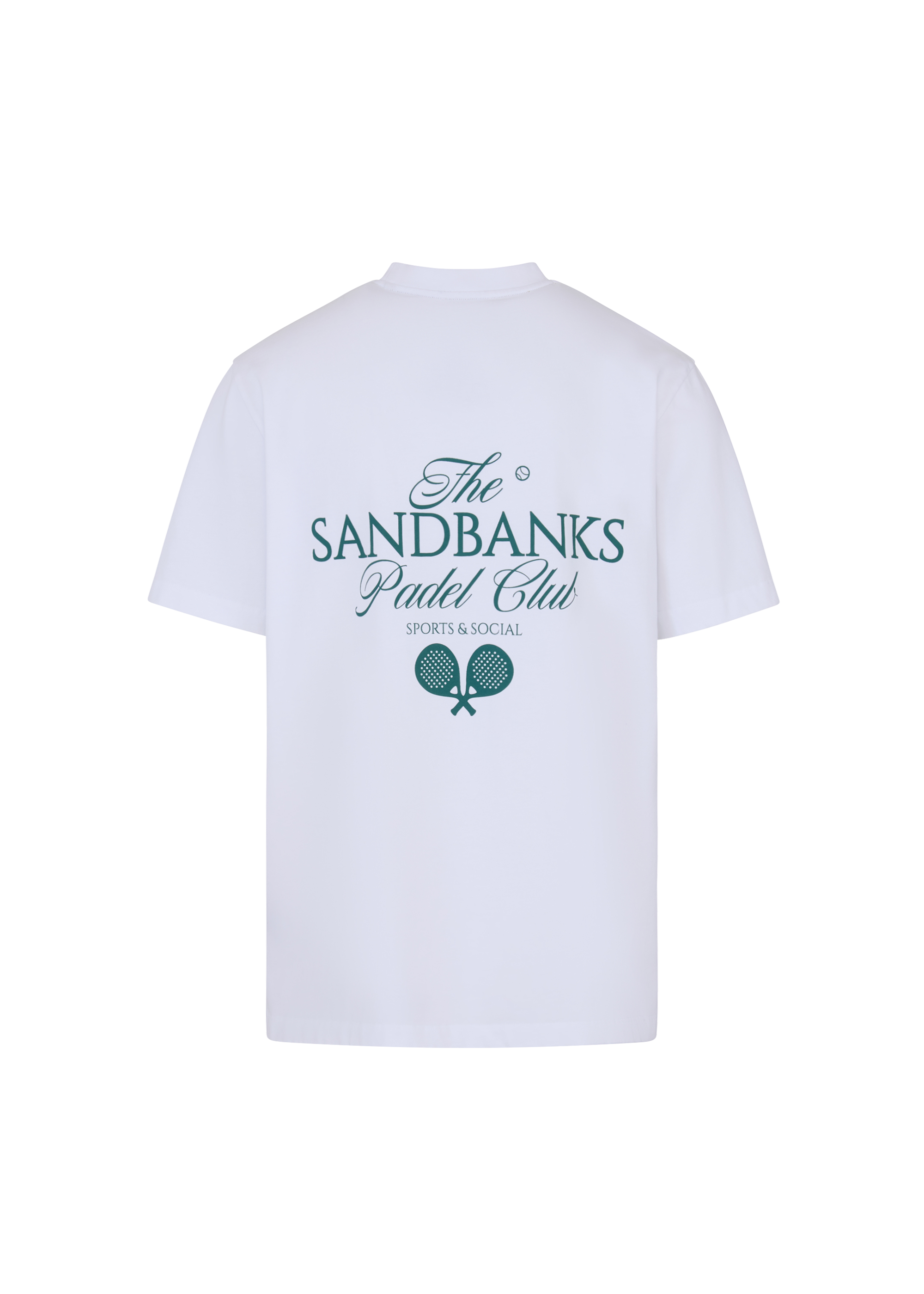 Sandbanks Padel Club T-Shirt - White