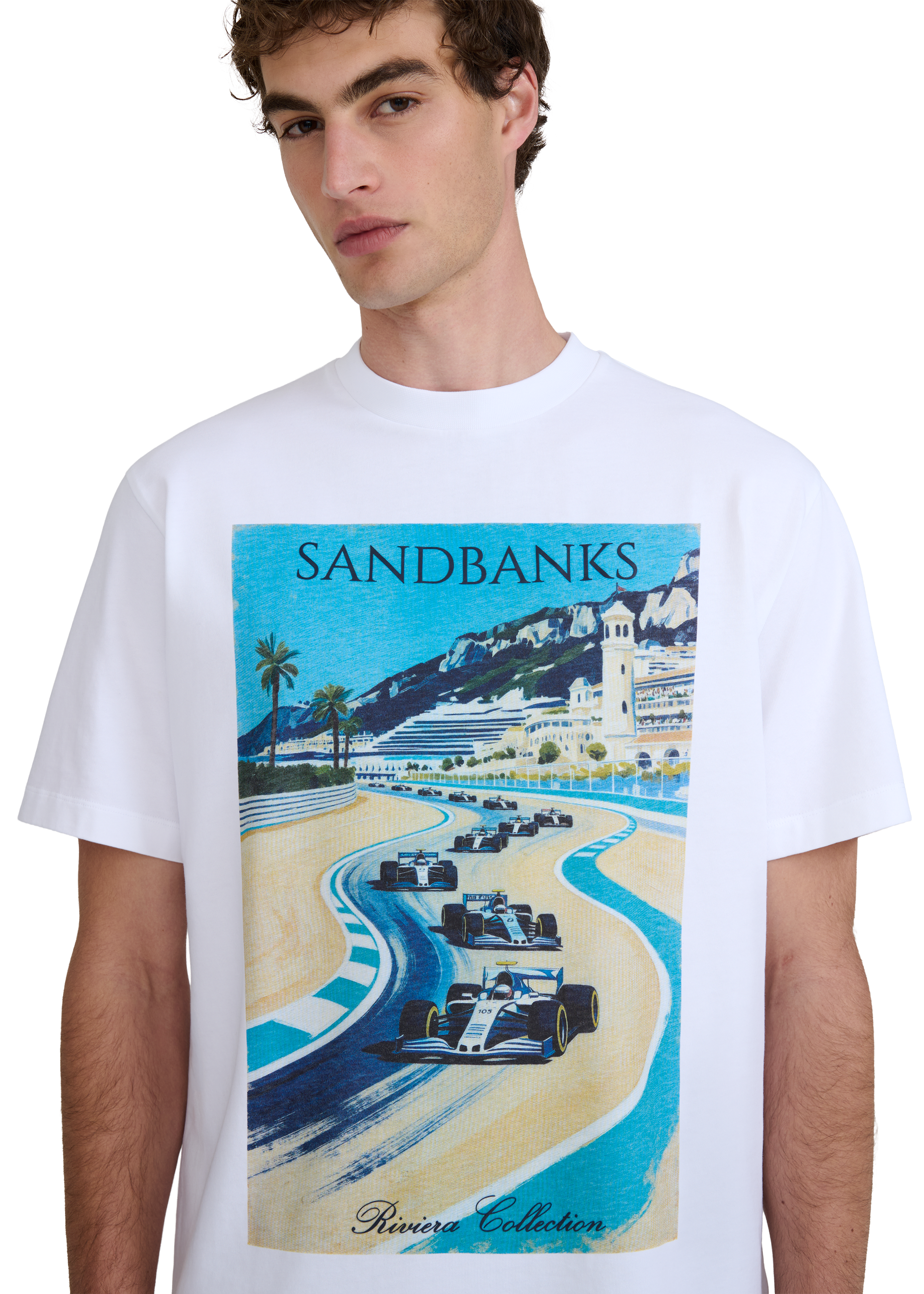 Riviera Collection Grand Prix T-Shirt - White