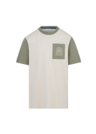Contrast Pocket Badge Logo T-shirt - Stone