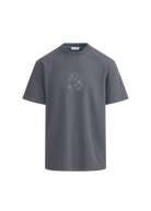 Distressed Graphic Logo T-Shirt - Anthracite