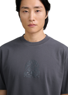 Distressed Graphic Logo T-Shirt - Anthracite