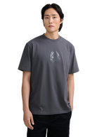 Distressed Graphic Logo T-Shirt - Anthracite
