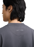 Distressed Graphic Logo T-Shirt - Anthracite