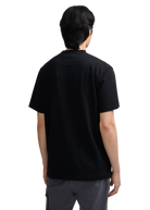 Contrast Fade Logo Print T-shirt - Black