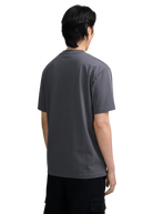 Raised Tonal Logo Print T-Shirt - Anthracite