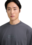 Raised Tonal Logo Print T-Shirt - Anthracite
