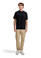 Riviera Collection Logo Print T-Shirt - Black