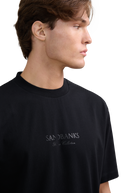 Riviera Collection Logo Print T-Shirt - Black