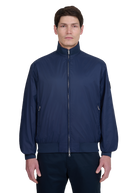 Sandbanks Reversible Funnel Neck Bomber - Navy/Stone