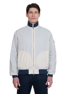 Sandbanks Reversible Funnel Neck Bomber - Navy/Stone