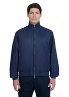 Sandbanks Reversible Funnel Neck Bomber - Navy/Stone