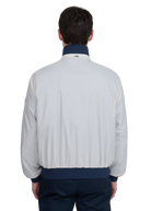 Sandbanks Reversible Funnel Neck Bomber - Navy/Stone
