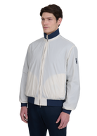 Sandbanks Reversible Funnel Neck Bomber - Navy/Stone