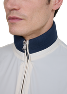 Sandbanks Reversible Funnel Neck Bomber - Navy/Stone