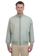 Sandbanks Reversible Funnel Neck Bomber - Sage/Stone