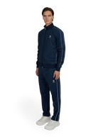 Sandbanks Piped Tricot Track Jacket - Navy