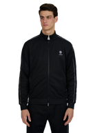 Sandbanks Piped Tricot Track Jacket - Black