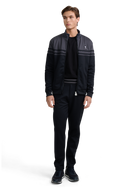 Contrast Stripe Track Pant - Black/Anthracite