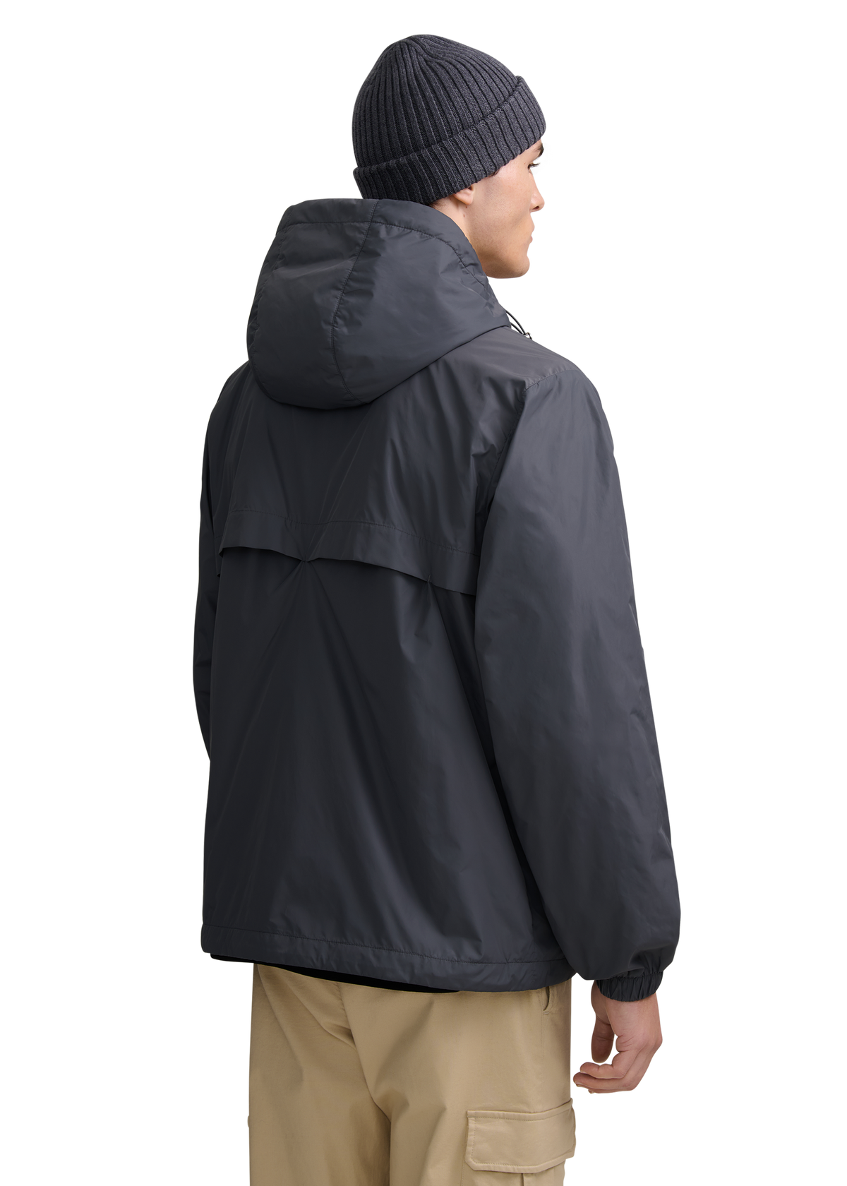 Meridian Nylon Windbreaker - Anthracite