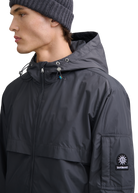 Meridian Nylon Windbreaker - Anthracite