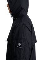 Meridian Nylon Windbreaker - Black
