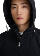 Meridian Nylon Windbreaker - Black