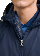 Meridian Nylon Windbreaker - Navy