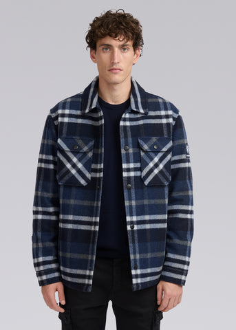 Sandbanks Badbury Check Quilted Wool Brt - Nalend Overshivy