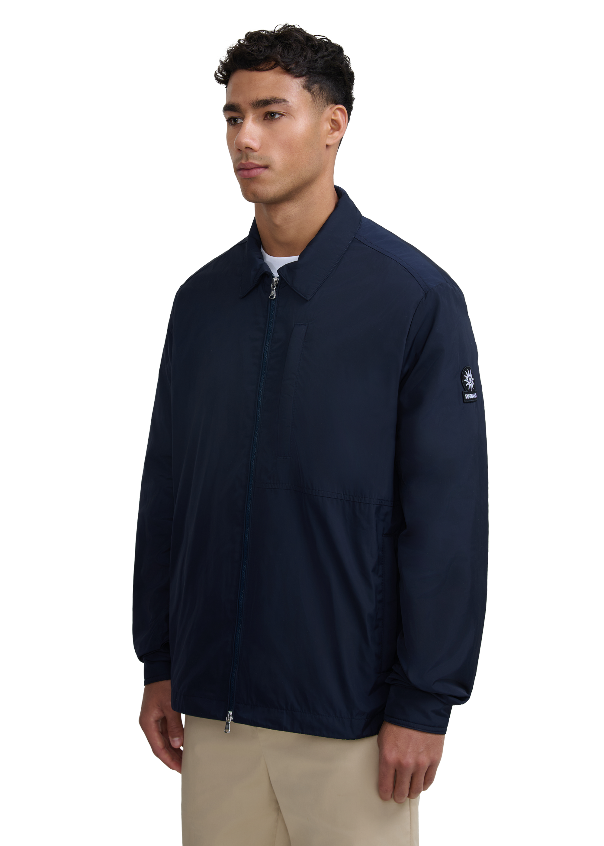 Sandbanks Utility Overshirt - Navy