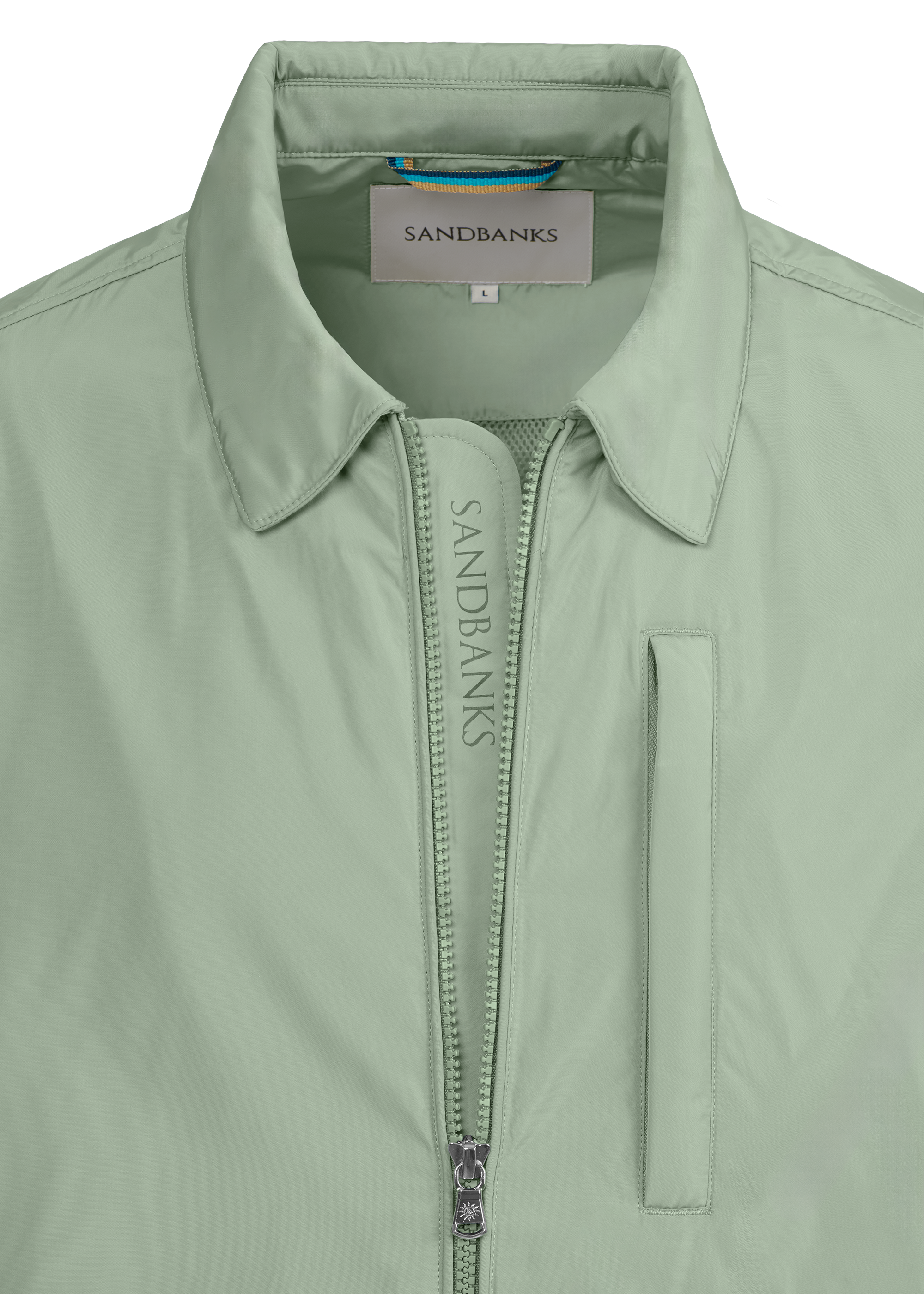 Sandbanks Utility Overshirt - Sage - Sandbanks