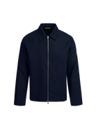 Navy blue jacket on a white background