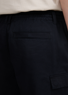 Sandbanks Cotton Cargo Short - Black