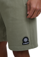 Sandbanks Badge Logo Shorts - Army