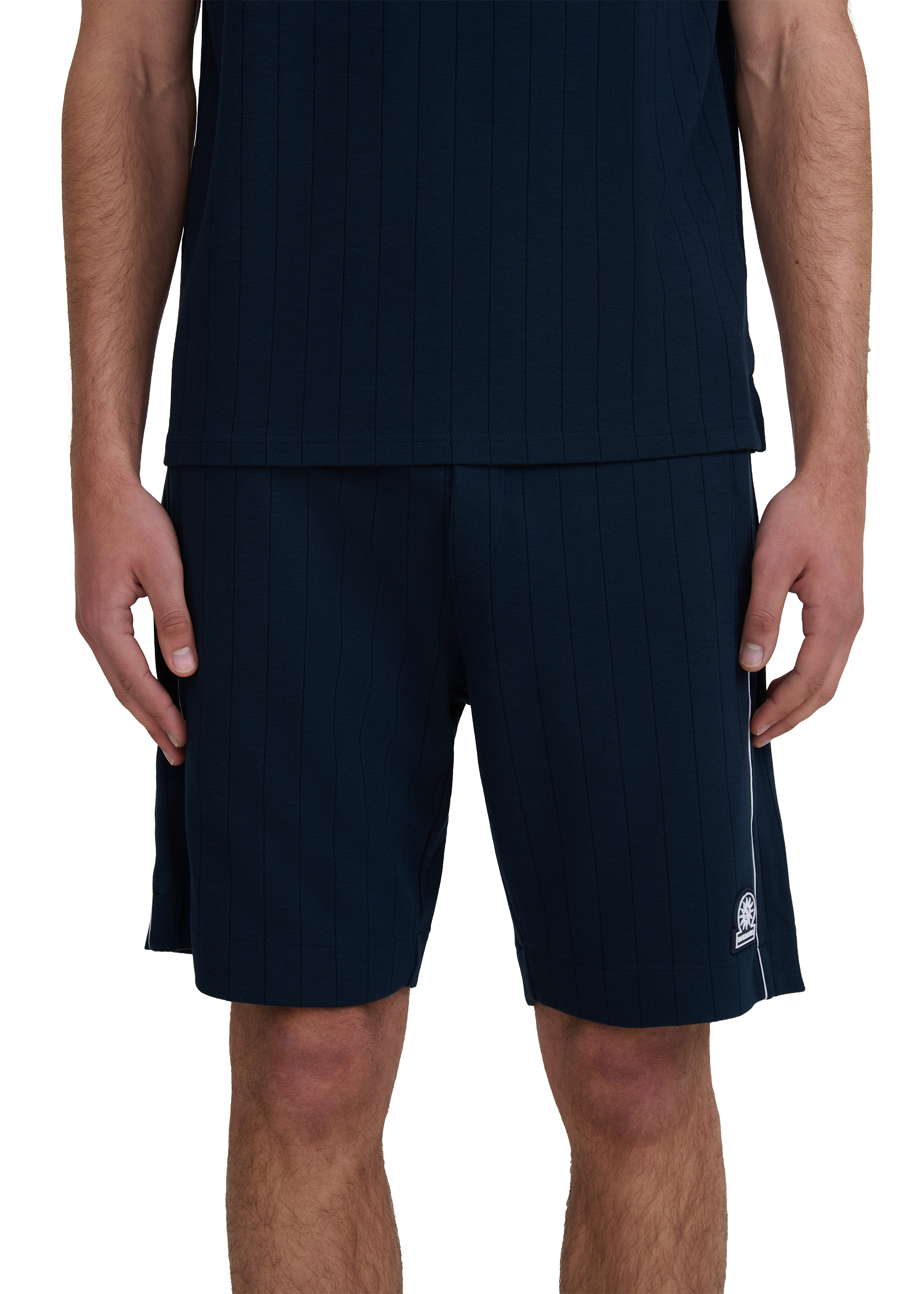 Panel Piped Short - Navy