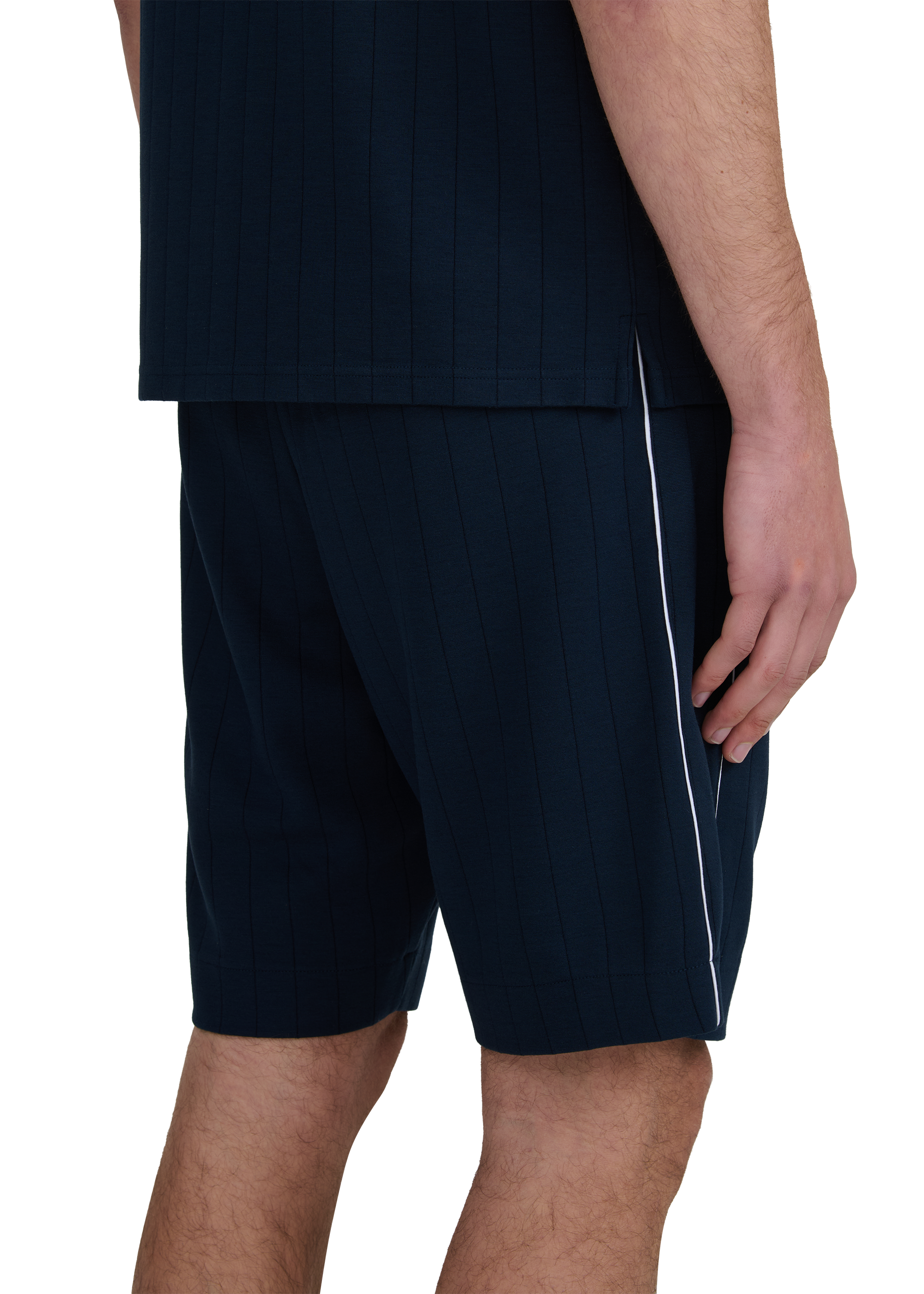 Panel Piped Short - Navy