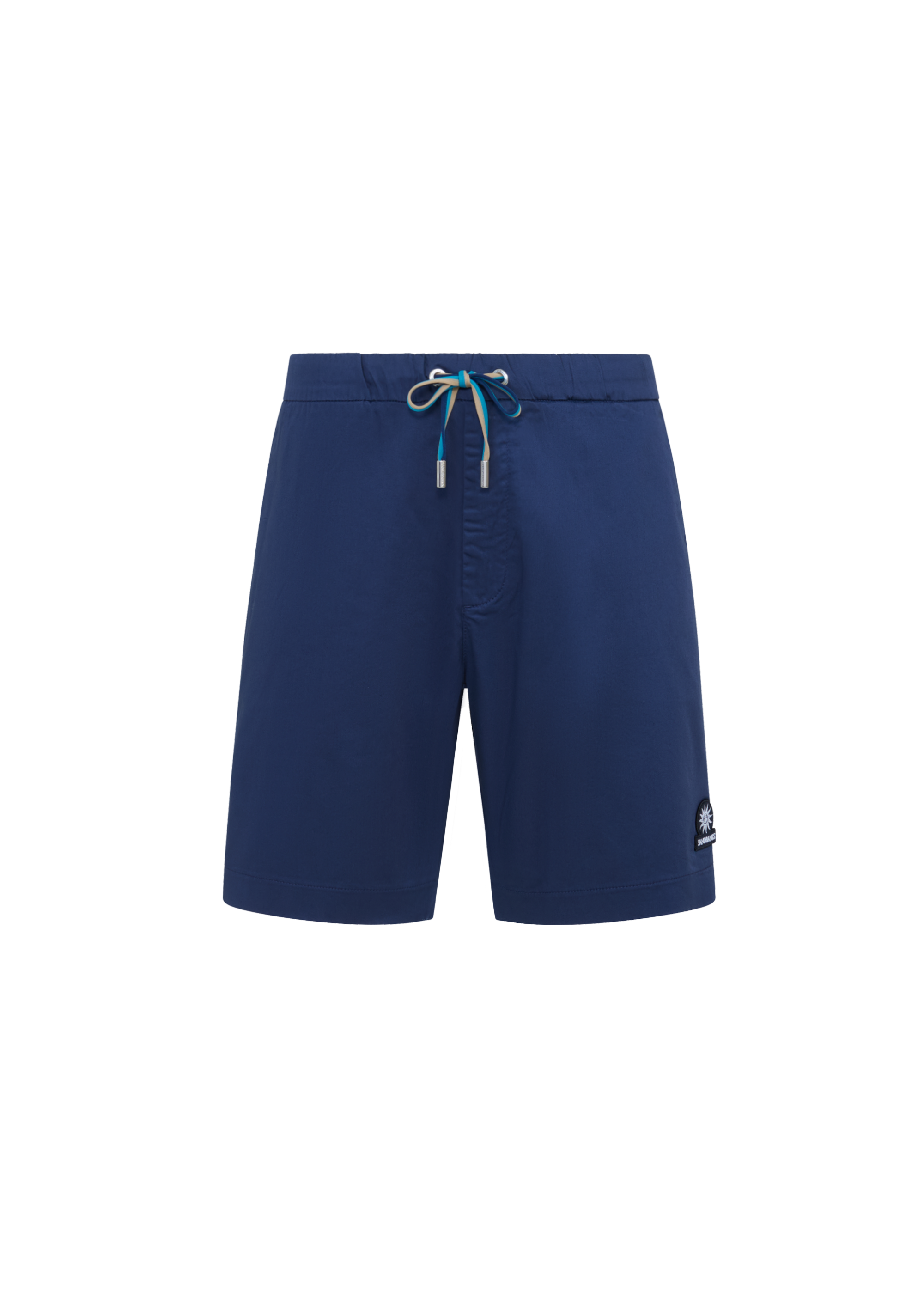 Relaxed Fit Cotton Short - Navy