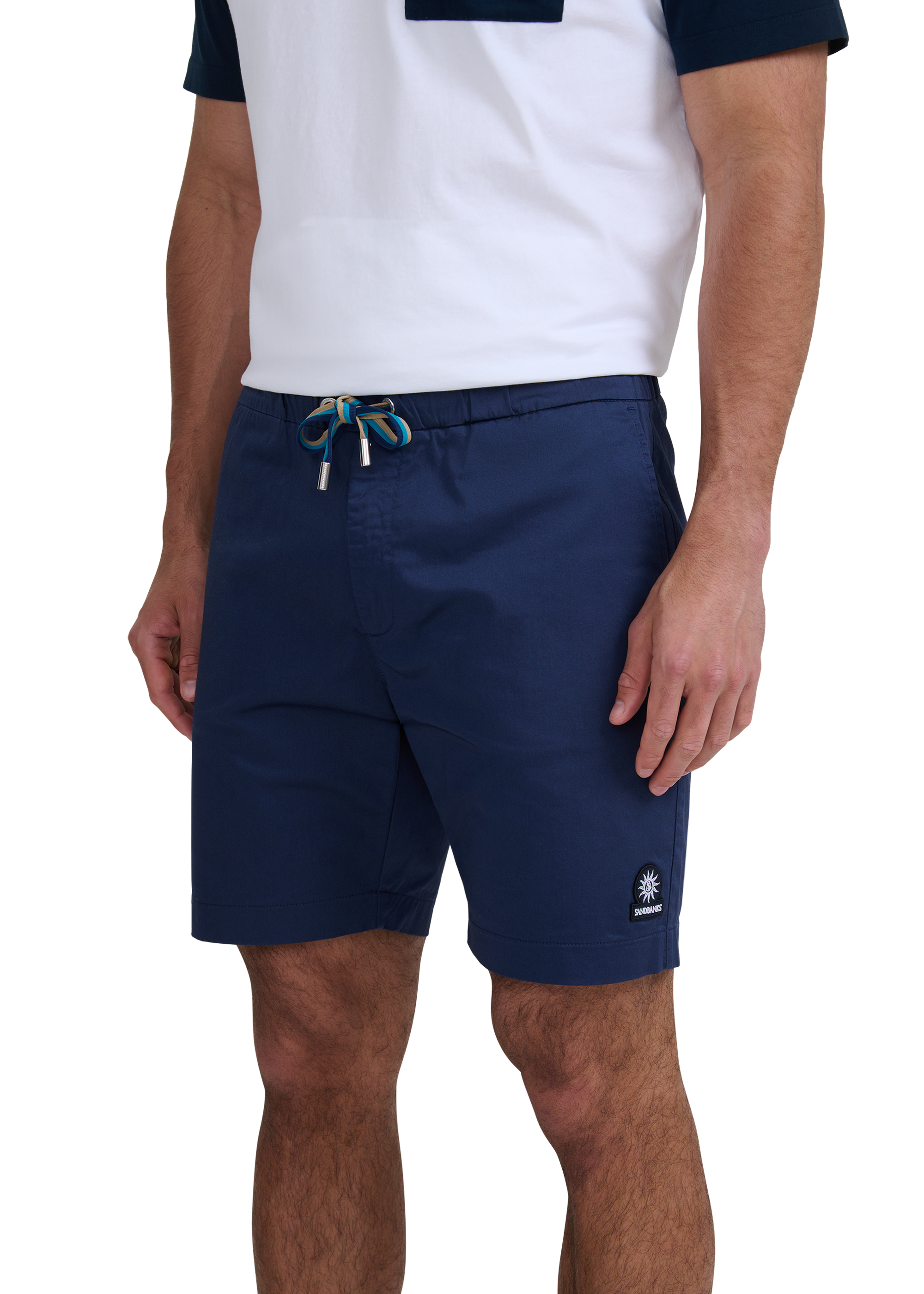Relaxed Fit Cotton Short - Navy