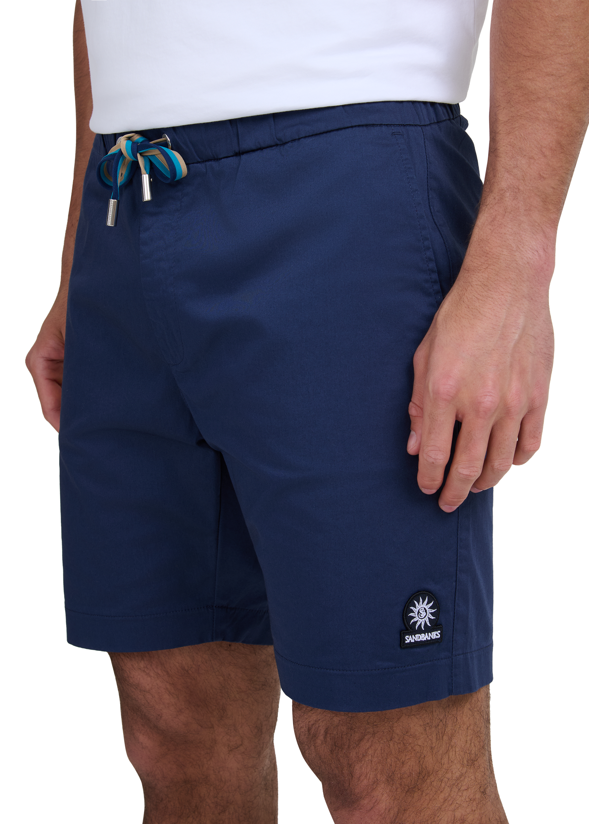 Relaxed Fit Cotton Short - Navy