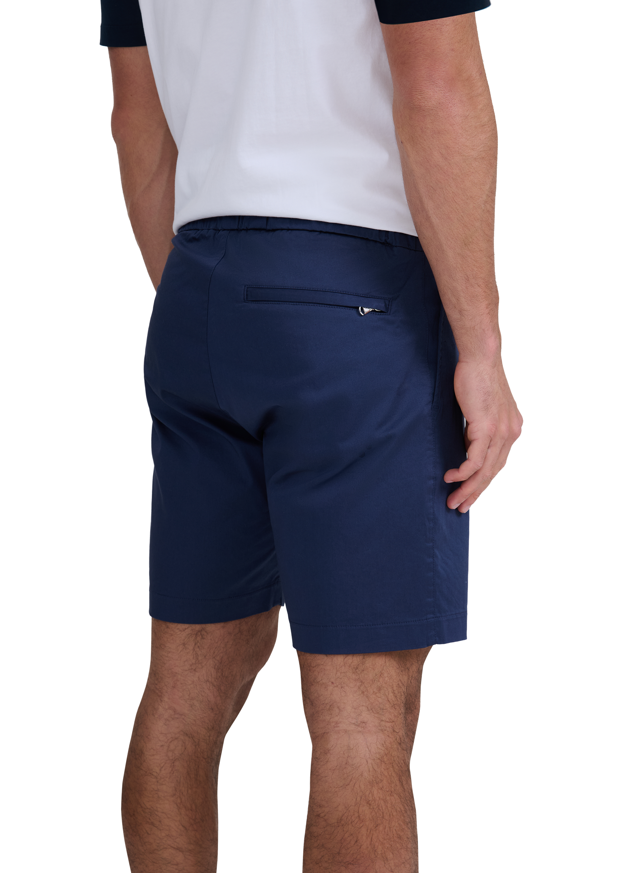 Relaxed Fit Cotton Short - Navy