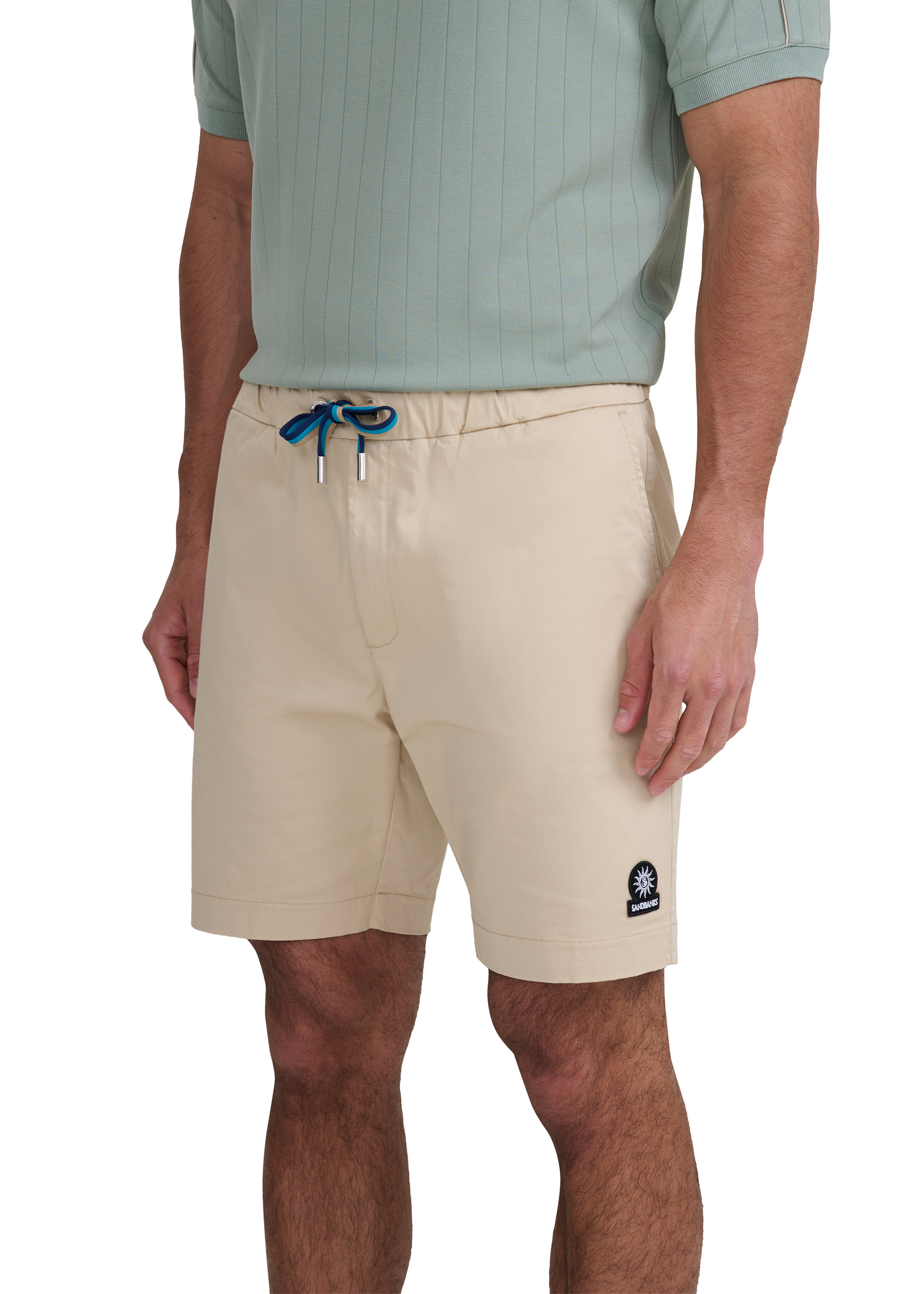 Relaxed Fit Cotton Short - Stone